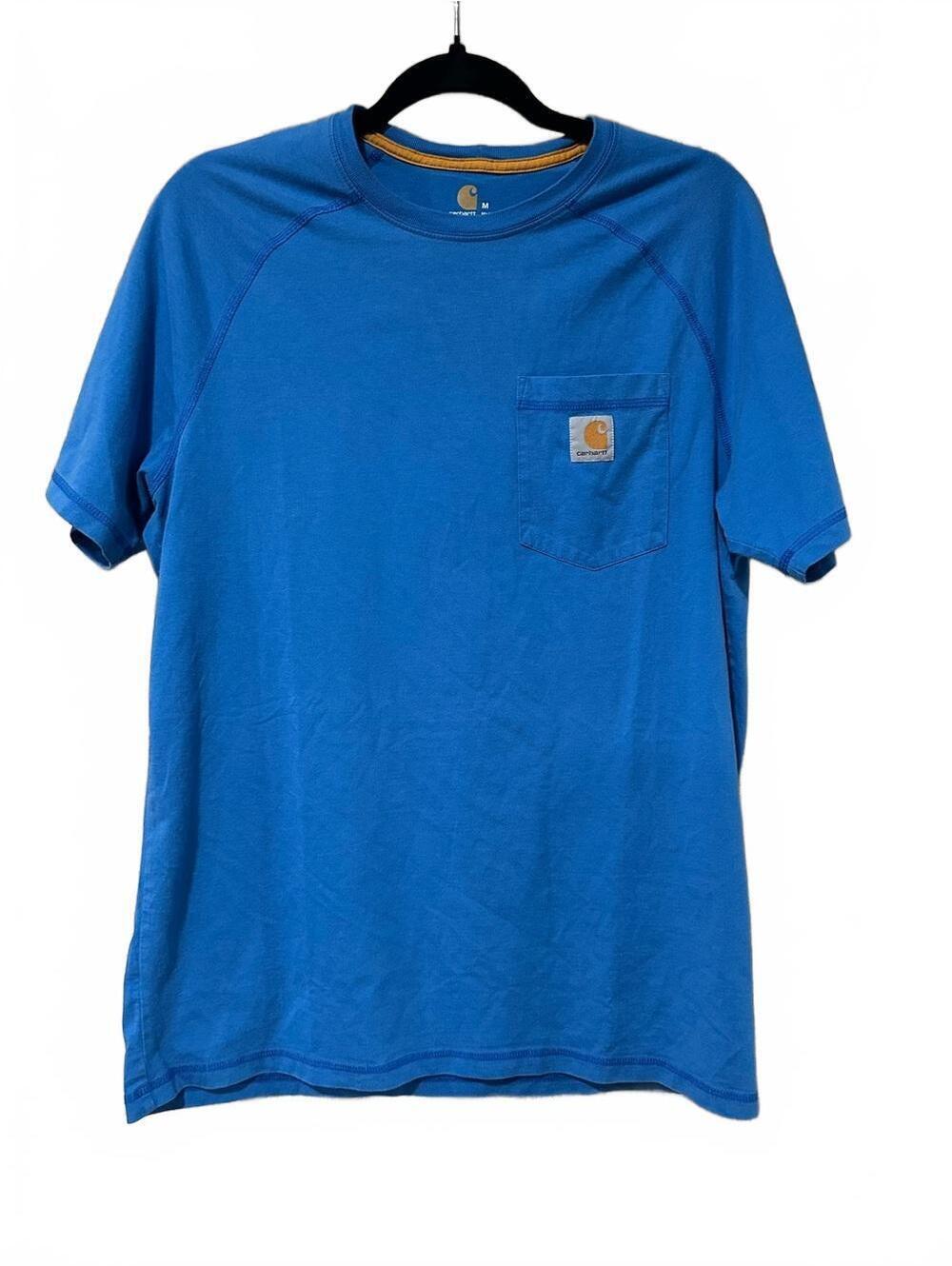 Carhartt Men’s Short Sleeve Pocket Tee in Bright Blue